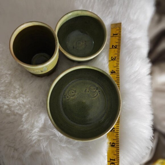 Charming Handmade Pottery Ducky Set - Picture 8 of 11